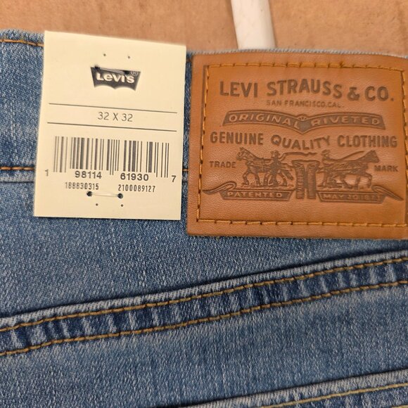 LEVIS WOMEN'S 724 HIGH-RISE SLIM STRAIGHT  JEANS SIZE 32 X 32 NWT - Picture 4 of 11